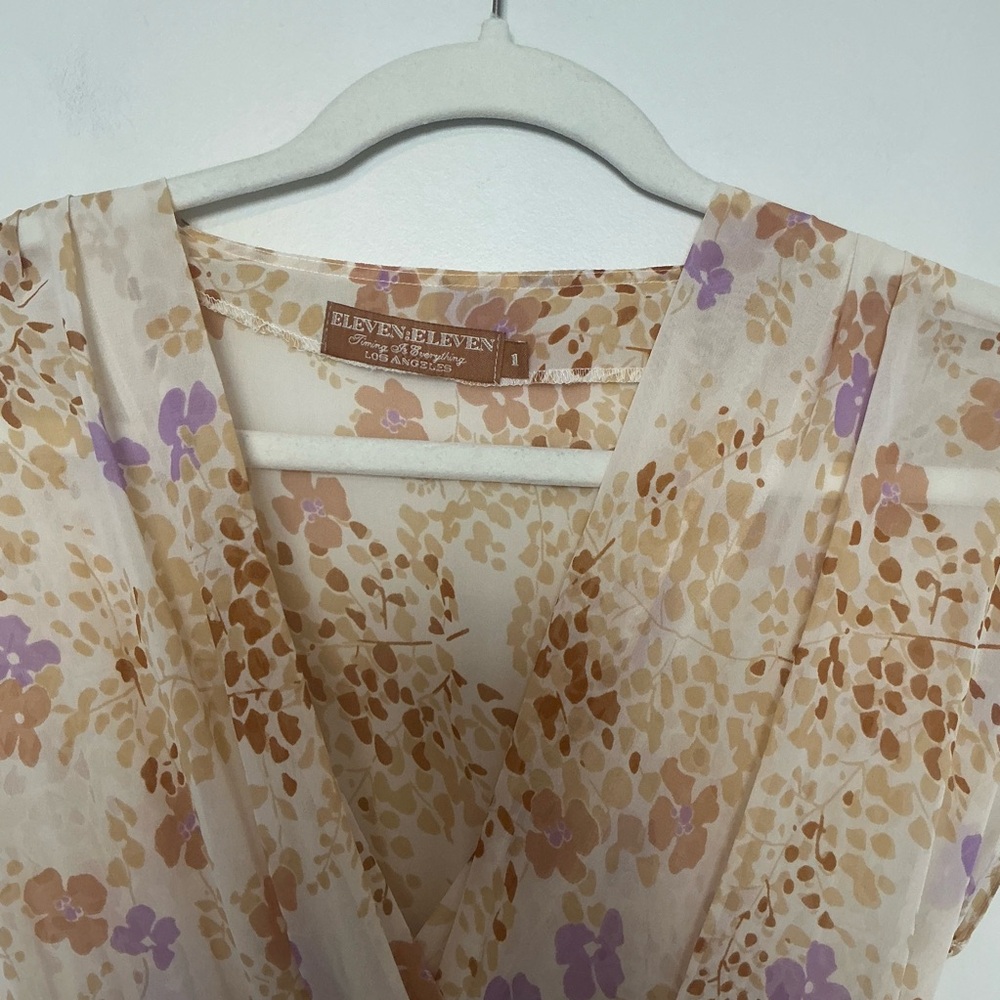 Eleven Eleven Floral Midi Dress - Picture 2 of 3